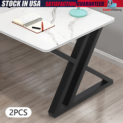 #ad 16quot; Set of 2 DIY Table Desk Bench Legs Coffee Metal Steel DIY Furniture Leg $61.00