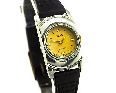 #ad Zaria Mechanical Women#x27;s Russian Wristwatches Classic Vintage Watch Antique USSR $40.00