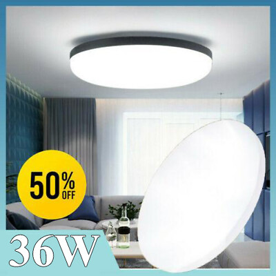 #ad 36W LED Ceiling Down Light Cool White Flush Mount Kitchen Lamp Home Fixture $12.99