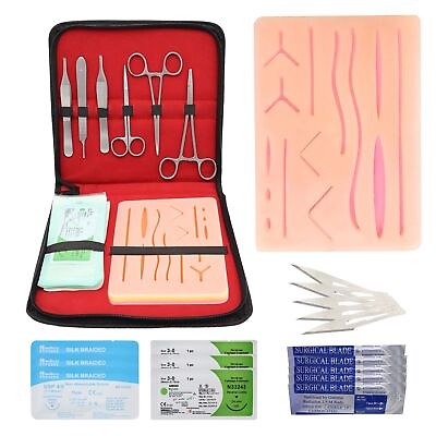 #ad Complete Practice Student Suture Kits for Medical Students Training Kits. $17.75