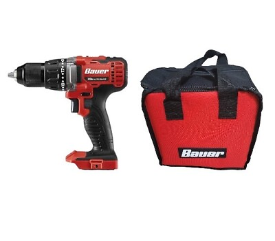 #ad BAUER 20V Cordless 1 2 in. Drill Driver Tool Only $24.99