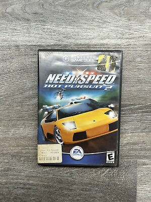 #ad Need for Speed: Hot Pursuit 2 Nintendo GameCube 2002 TESTED WORKING COMPLETE $7.99