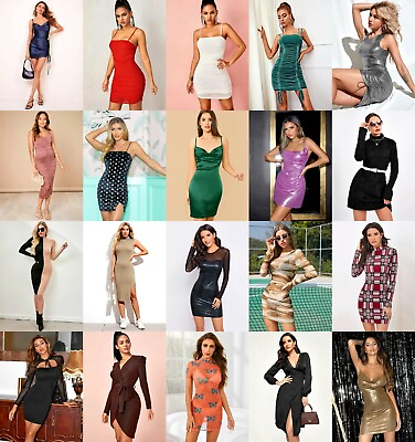 #ad Lots 10 amp; 50 Pcs Wholesale Women Clothing Dresses Tops Bottoms S M L XL 2X 3X $69.59