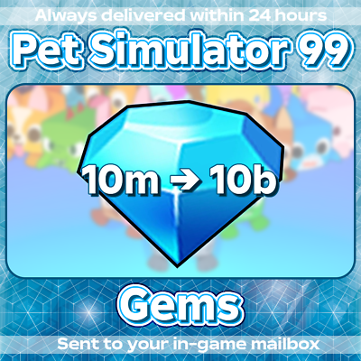 #ad Roblox Pet Simulator 99 PS99 Pet Sim 💎 10m 10b Gems Diamonds 💎 C $1.00