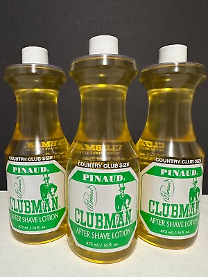 #ad Pinaud Clubman After Shave Lotion 3 Pack 16 fl oz each $34.35