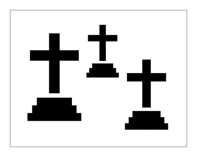 #ad Cross Stencil 3 Sizes Religious Single Mounted 8quot; x 10quot; Reusable Sheet S1242 $11.99