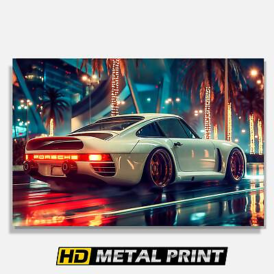 #ad Vintage Porsche 959 Art Print Metal Poster Car Enthusiast Gift $34.99