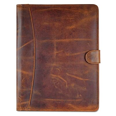 #ad Leather Padfolio Legal Pad Portfolio Organizer Handmade Executive Noteboo... $98.95