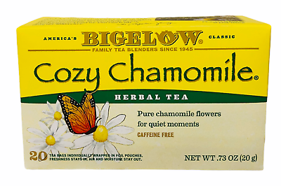 #ad Bigelow Cozy Chamomile Herbal Tea .73 oz 20 Tea Bags $6.89