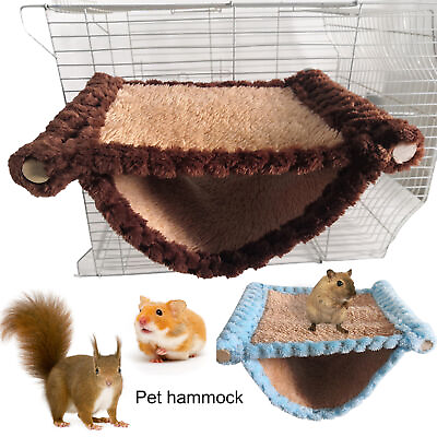#ad Hamster Den Durable Keep Warm Hanging Platform Hamster Den Flannel $11.33