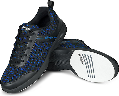 #ad KR Strikeforce Flyer Mesh Mens Bowling Shoe Black Royal us Footwear Size Sys... $62.01