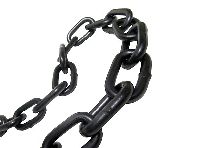 #ad 3 16quot; X 20#x27; GRADE 30 Black Proof Coil Powder Coated Safety Chain Swing Set $49.80