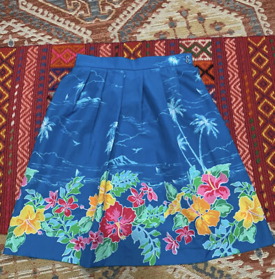 #ad Vintage Skirt Hawaiian Medium $23.00