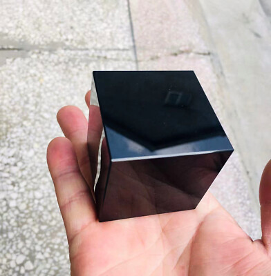 #ad Natural Black Obsidian Cube Obsidian Crystal Square Obsidian Cube Stone $29.99