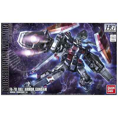 #ad HG 1 144 Full Armor Gundam Thunderbolt Anime Color Model Kit Bandai Hobby $35.00