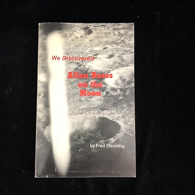 #ad We Discovered Alien Bases On The Moon Rare 1st Ed. Out Of Print Fred Steckling $59.00