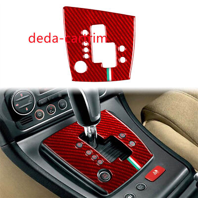 #ad Red Carbon Automatic Gear Shift Trim For Alfa Romeo 159 Brera Spider 2004 2011 B $28.49