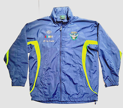 #ad Official 2004 Canberra Raiders NRL Australian Rugby Men#x27;s Large Match Jacket $49.99