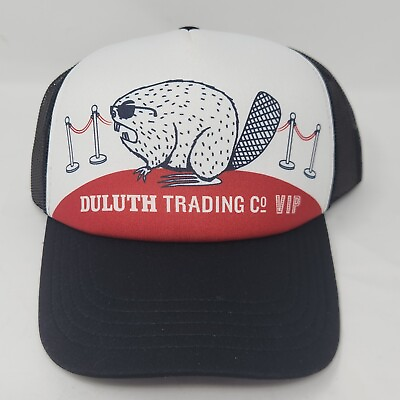 #ad Duluth Trading Company Hat Snapback Cap Trucker Multicolor Graphic Print Mesh $14.99