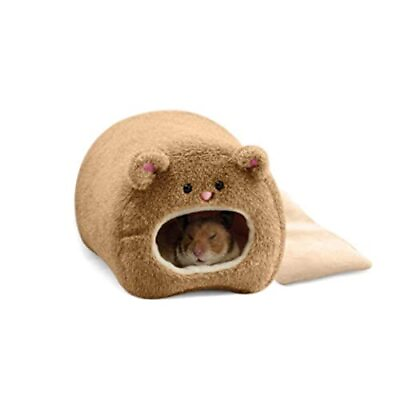 #ad Rats Hamster Winter Fleece Warm Hanging Cage Hammock Cute Bear House with Bed... $17.91