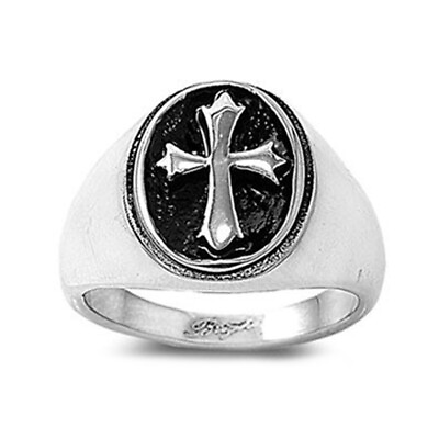 #ad Biker Shack Celtic Cross Motorcyle Biker Rings For Men. Gothic Iron Cross Ring $18.24