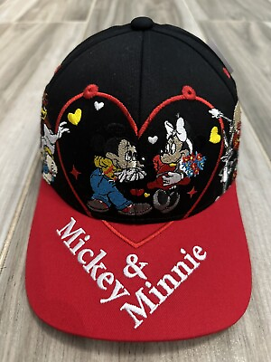#ad VINTAGE 90s Walt Disney Mickey amp; Minnie Mouse Looney Tunes Cap $100.00