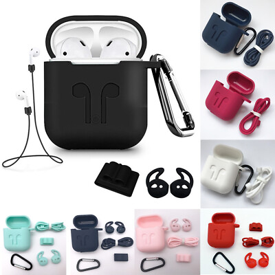 #ad For Apple AirPods Silicone Case Cover Accessories AirPod Earphones Charging Skin $3.28
