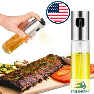 #ad Stainless Olive Oil Sprayer Cooking Mister Spray Pump Fine Bottle Kitchen US $7.99