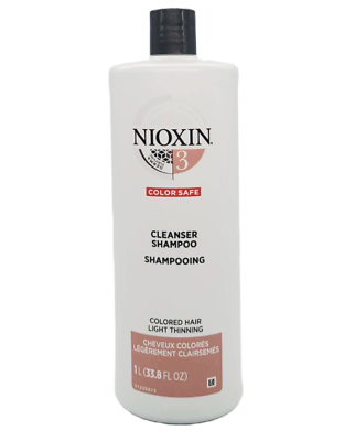 #ad Nioxin System 3 Cleanser Shampoo for Colored Light Thinning Hair 33.8 oz NEW $23.95