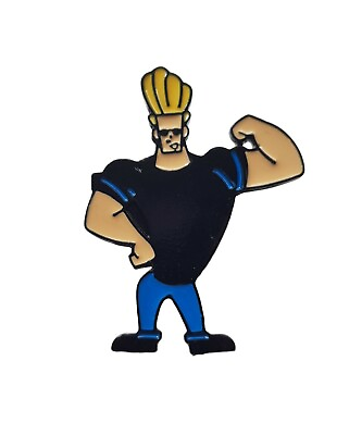 #ad Johnny Bravo Cartoon Character Enamel Metal Pin $6.99