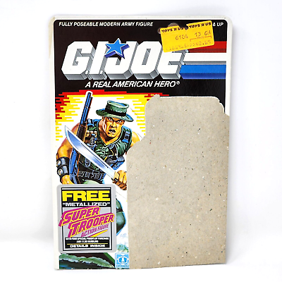 #ad Hasbro G.I. Joe Uncut File Card 34 Back Offer Muskrat Swamp Fighter Vintage 1987 $11.84