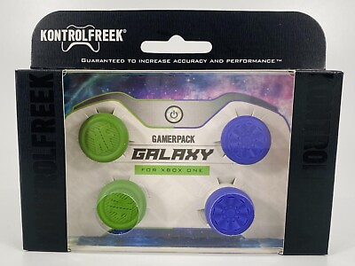 #ad Kontrol Freek Gamerpack Galaxy Purple and Green Thumb Grips Xbox One Series X S $12.89