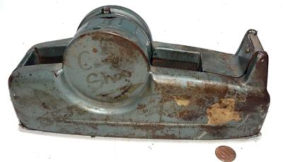 #ad Vintage Industrial Scotch 3M Metal Tape Dispenser USA Made $32.25
