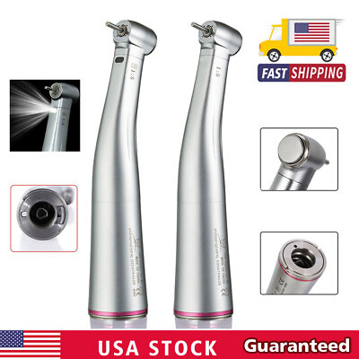 #ad Dental 1:5 Increasing Contra Angle LED Optic Handpiece Fit NSK Electric Motor OR $95.90