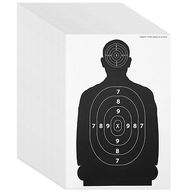 #ad #ad Shooting Target Targets for Pistol Shooting Targets for the Range 17x25 50pk $19.79