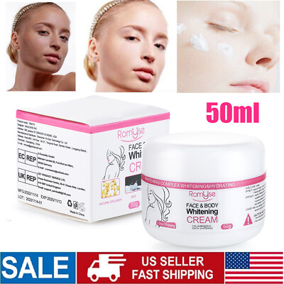#ad 3 Days Dark Skin Permanent Bleaching Cream Whitening Brightening Lightening 50ml $8.23