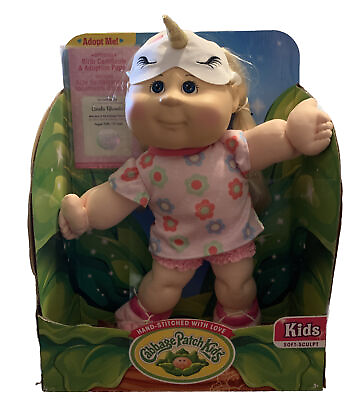 #ad Cabbage Patch Doll Carela Rhonda Born Aug 30th Slumber Kid Unicorn Mask $45.99