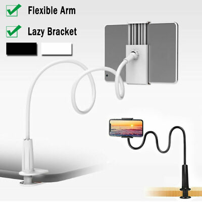 #ad Long Arm Bed Desk Lazy Phone Holder Mount Stand 360 Flexible Universal for iPad $7.99
