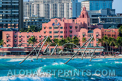 #ad Royal Hawaiian Hotel Waikiki Oahu Hawaii Photo Fine Art Photography $9.99