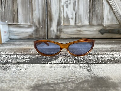 #ad Grants Italy Vintage Sunglasses Amber Color Oval Spy Rare $130.00