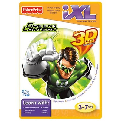 #ad Fisher Price iXL Educational Learning System DC Comics Green Lantern 3D Game $7.19