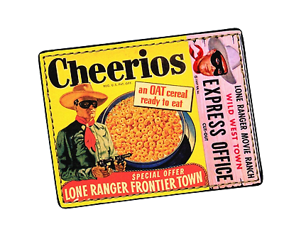#ad LONE RANGER Vintage Cheerios On A New Wallet $29.99