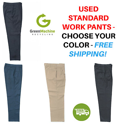 #ad Used Uniform Work Pants Cintas Redkap Unifirst Gamp;K Dickies etc FREE SHIP $14.99