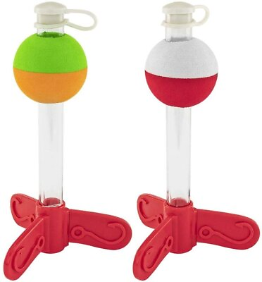 #ad Fairly Odd Novelties Bobbershots Traditional Fishing Colors Red White and... $12.99