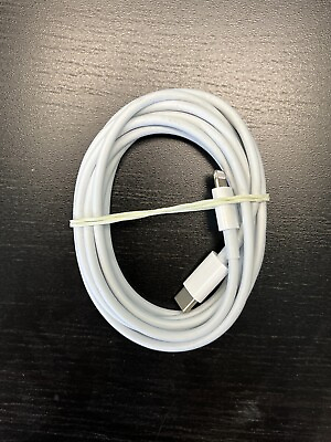 #ad Genuine Apple 6.6#x27; ft 2M USB Type C to Lightning Charging Cable White $7.99