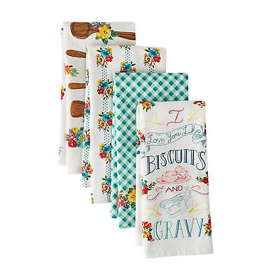 #ad The Pioneer Woman Biscuits amp; Gravy Kitchen Towel Set Multicolor 16quot;W x 28quot;L US $18.99