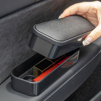 #ad Car Armrest Door Storage Box Adjustable Rest Support Box Organizer Accessories $16.99