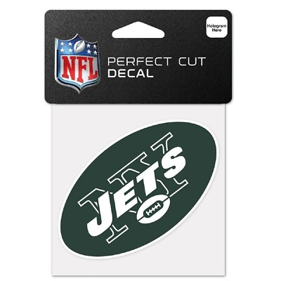#ad New York Jets Wincraft NFL Perfect Cut Color Decal 4quot; X 4quot; $3.59