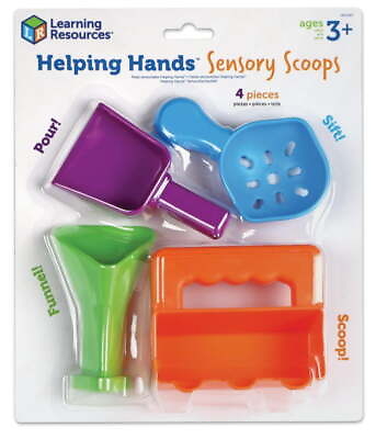 #ad Learning Resources Helping Hands Sensory Scoops 4 Pieces Ages 3 fine motor $12.41
