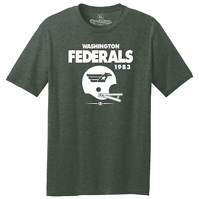 #ad Washington Federals 1983 USFL Football TRI BLEND Tee Shirt $22.00